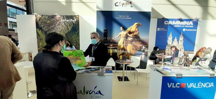 Huelva participa en la TTG Travel Experience de Italia, dentro de stand de Andalucía.