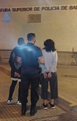 Detienen a cuatro personas por robos en vehículos en varias zonas de Palma.