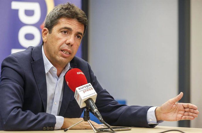 Carlos Mazón, presidente del PP de la Comunitat Valenciana
