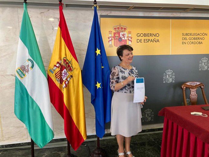 La subdelegada del Gobierno en Córdoba, Rafaela Valenzuela, presenta el proyecto de Ley de los Presupuestos Generales del Estado (PGE) para 2022.