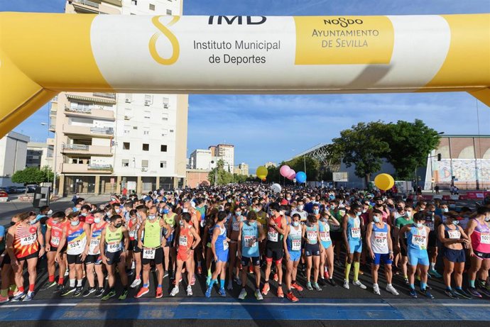 Carrera popular organizada por el Ayuntamiento de Sevilla.