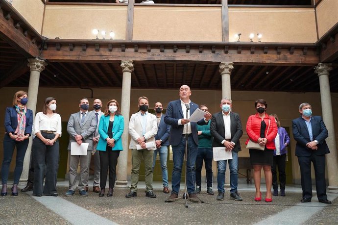 Lectura del manifiesto con motivo del Día Internacional de la Mujer Rural.