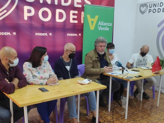 Unidas Podemos presenta el proyecto político 'Alianza Verde' como la "alternativa" contra la crisis ecológica