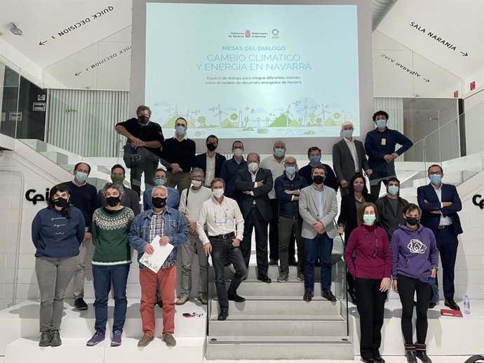 Algunos de los asistentes a las Mesas de Diálogo sobre Cambio Climático y Energía