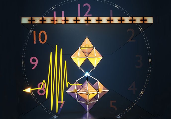 Representación artística del experimento