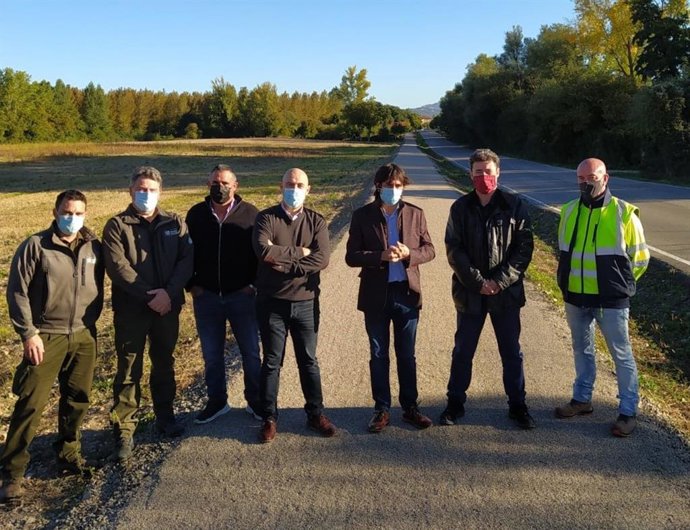 El Gobierno de La Rioja mejora un tramo de la Ruta Verde del Oja para favorecer la movilidad sostenible en el entorno de Casalarreina