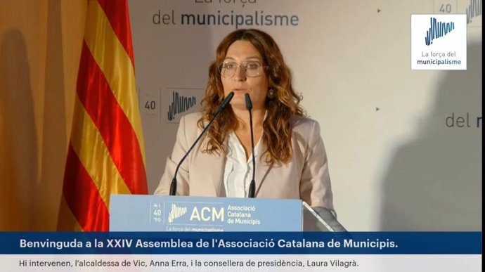 La consellera de la Presidncia de la Generalitat, Laura Vilagr.