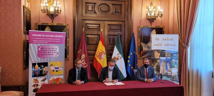 Firma de la adhesión de Sevilla