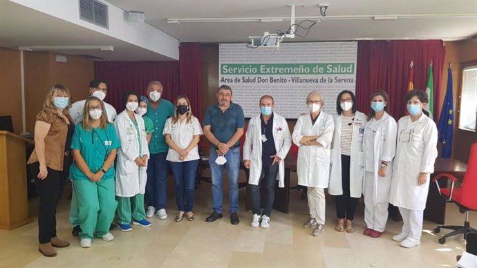 Equipo sanitario del Hospital Don Benito-Villanueva de la Serena