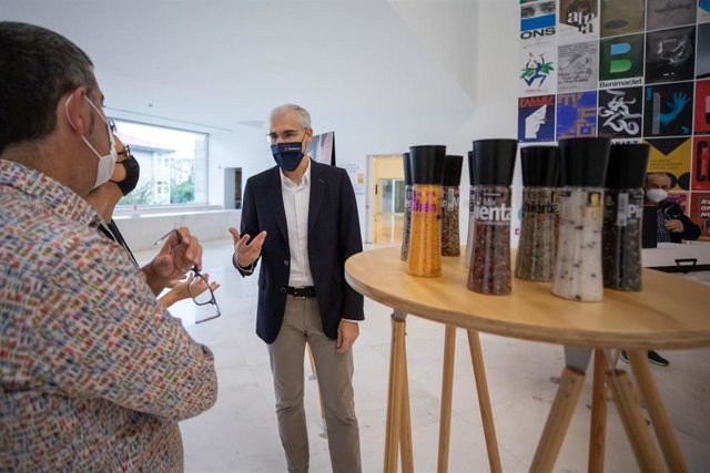 El conselleiro de Economía, Francisco Conde, en el Encontro Nacional de Deseño