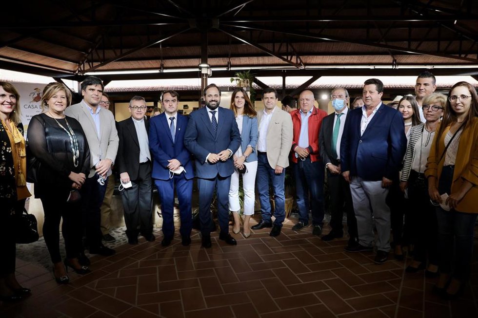 El presidente del PP Paco Núñez en Moral de Calatrava