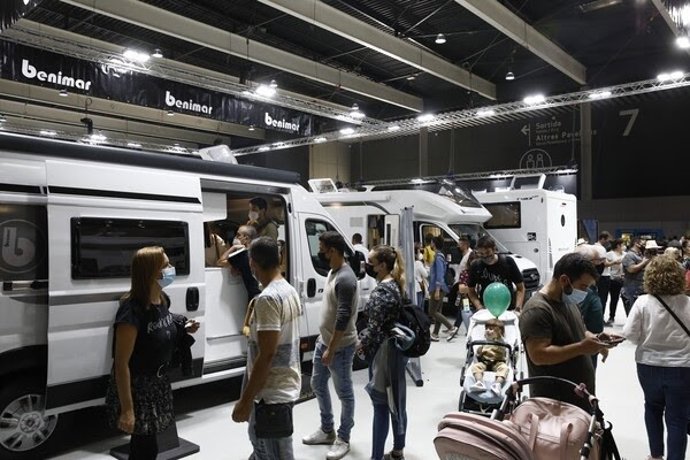 El Salón Internacional del Caravaning en el recinto Gran Via de Fira de Barcelona