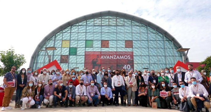 Delegación del PSOE de Jaén en el 40 Congreso Federal del PSOE
