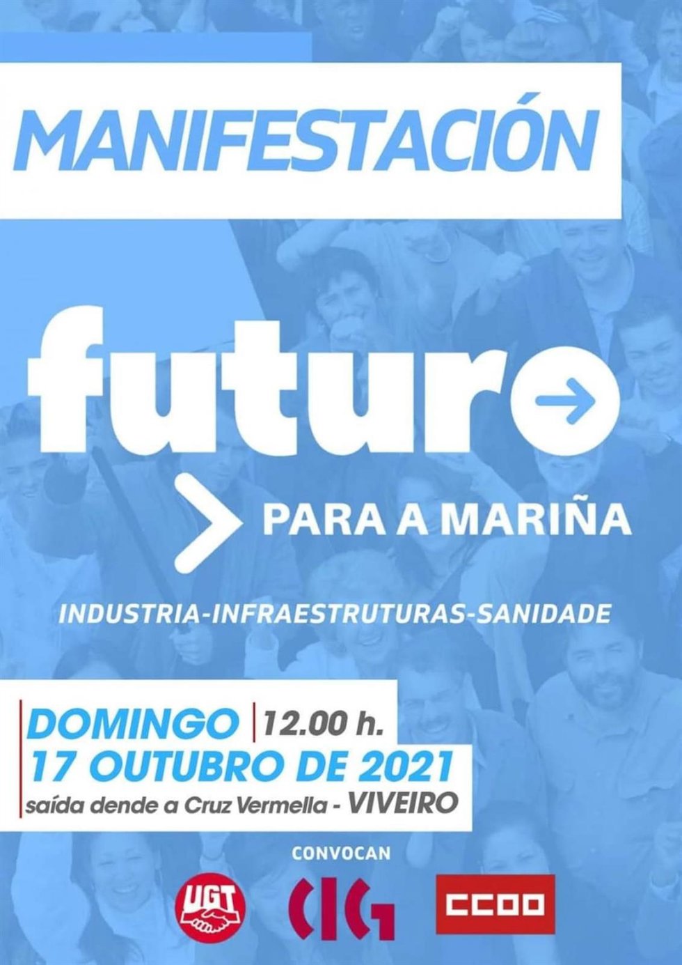 Protesta en a Mariña