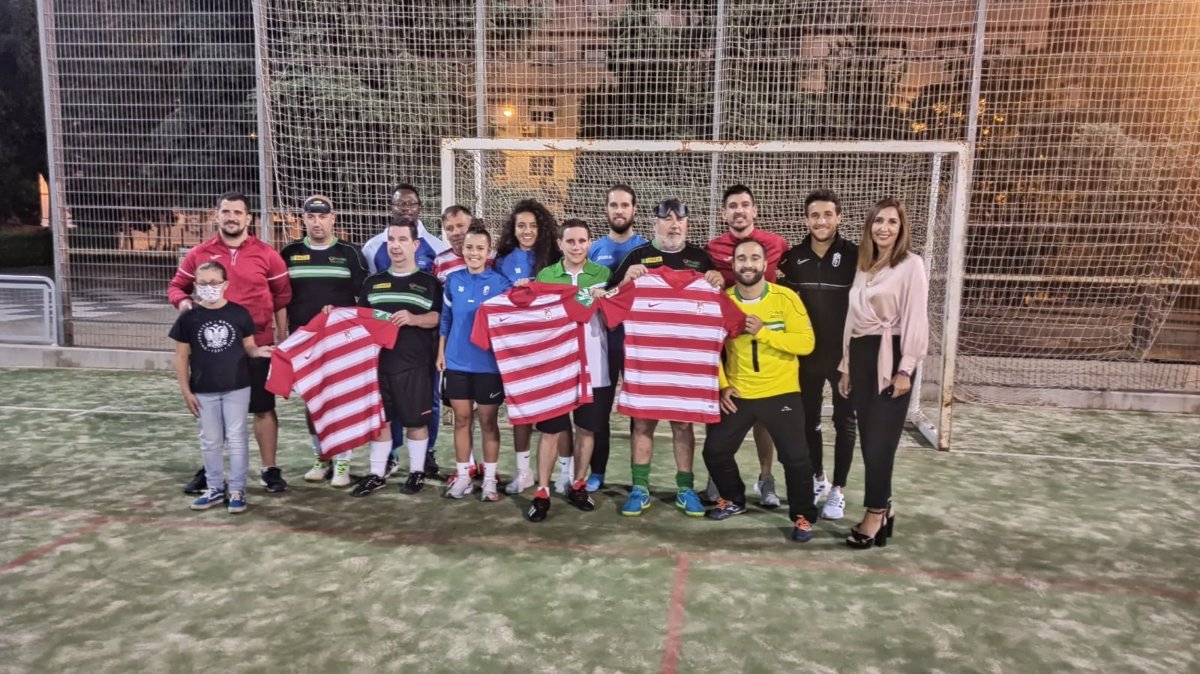 City Hall, ONCE and Granada CF unite to support the five-a-blind soccer team