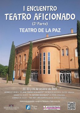 Cartel de la segunda parte del Encuentro Teatro Aficionado