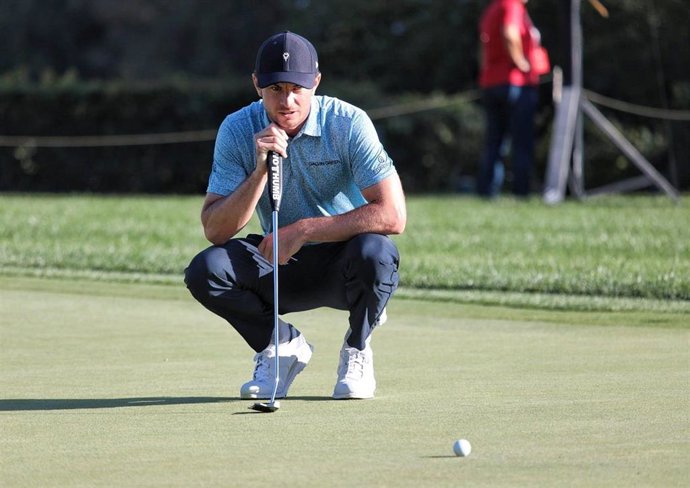 El golfista inglés Laurie Canter