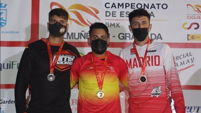Ángel Daniel Sánchez suma en Almuñécar su tercer título consecutivo de campeón de España de BMX