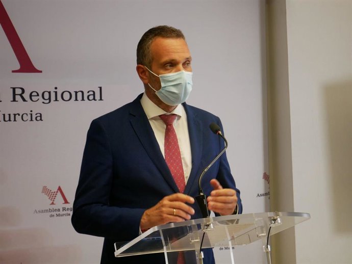 El portavoz del Grupo Parlamentario Popular, Joaquín Segado