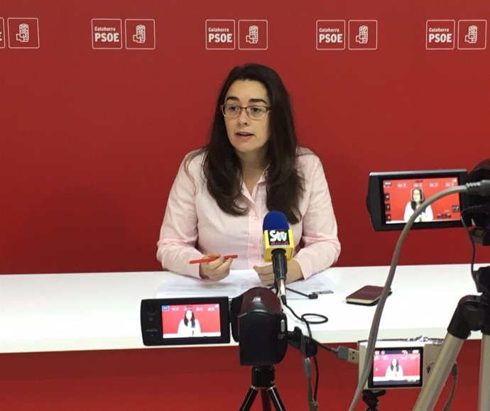 Archivo - Elisa Garrido, portavoz PSOE en Calahorra