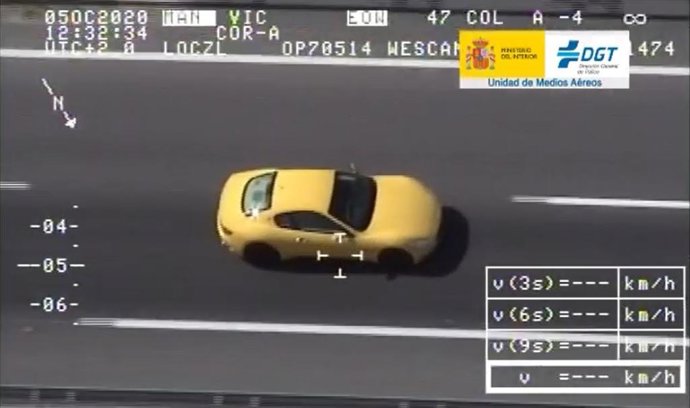 Control aéreo de la DGT