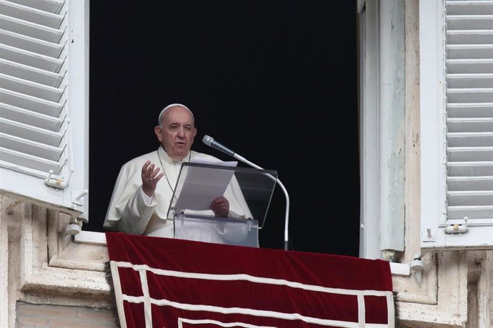 El Papa ofreciendo el Ángelus del pasado domingo 3 de octubre