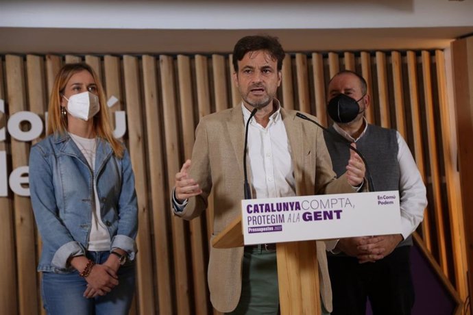 El presidente de Unidas Podemos en el Congreso, Jaume Asens