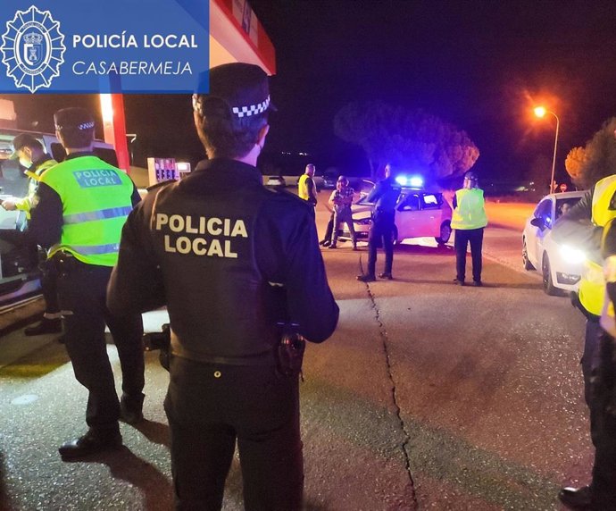 Actuación de la Policía Local de Casabermeja