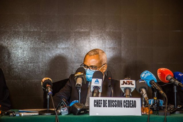 El presidente de Cabo Verde, José Maria Neves, durante un acto de la Comunidad Económica de los Estados de África Occidental (CEDEAO antes de su victoria en las elecciones presidenciales de 2021