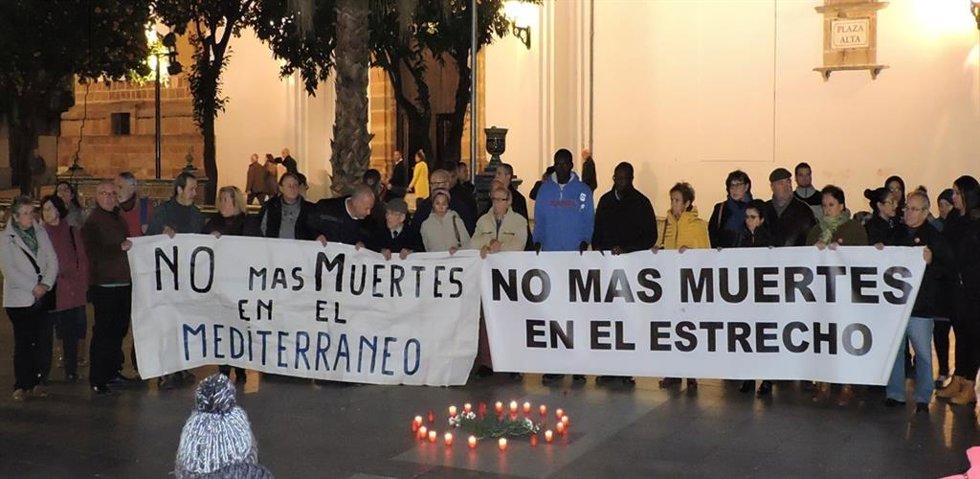 Cartel de la concentración de la Adpha en Algeciras