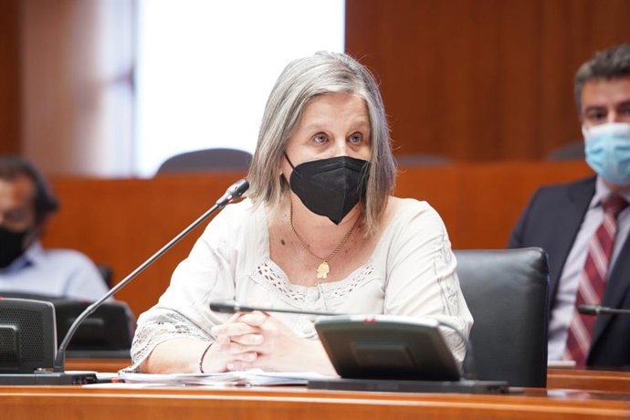 Archivo - La diputada de Cs en las Cortes de Aragón Beatriz García.