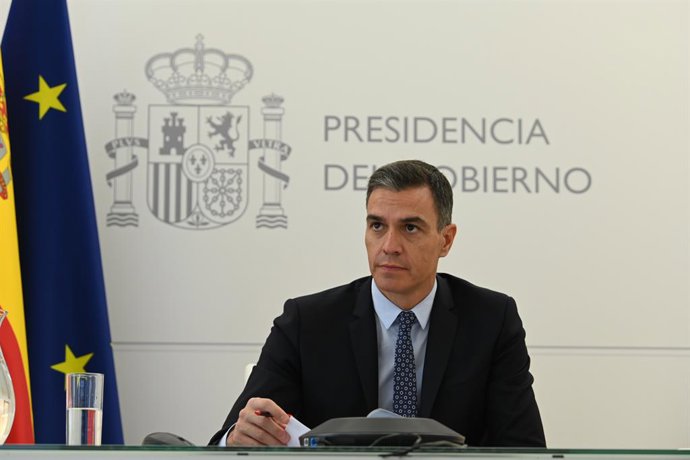 El presidente del Gobierno, Pedro Sánchez