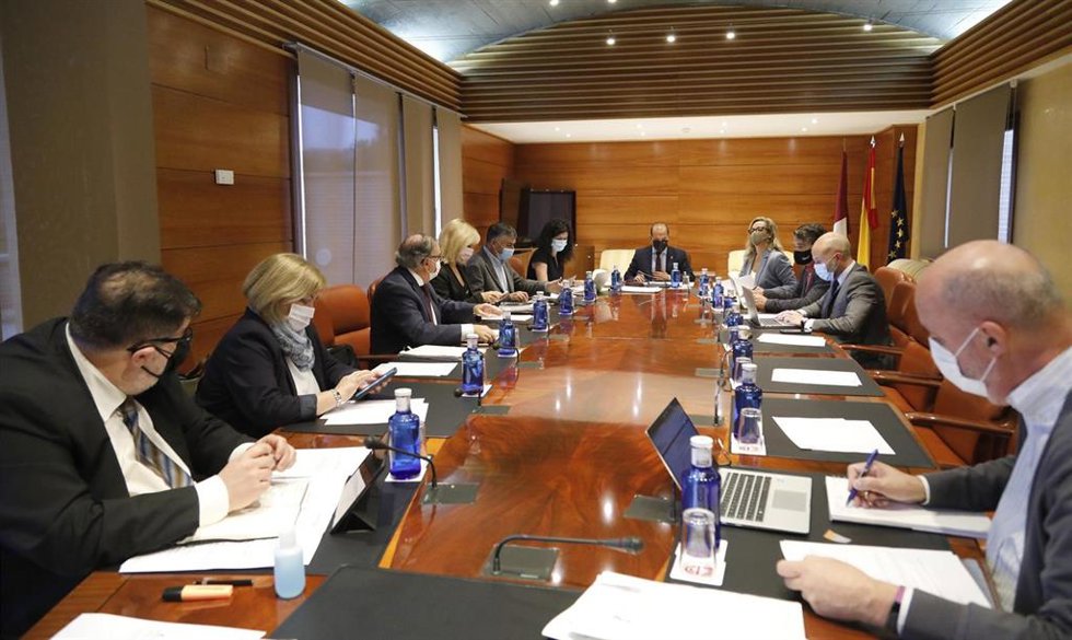 Mesa de las Cortes de C-LM