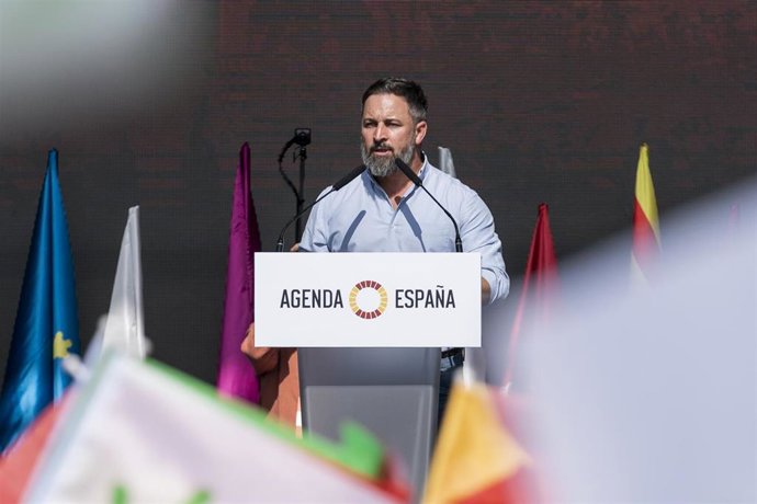 El presidente de Vox, Santiago Abascal.