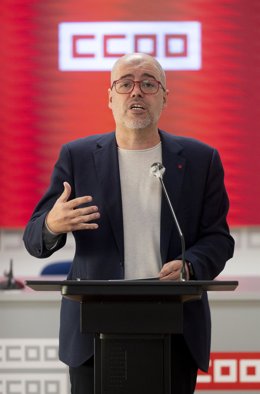 El secretario general de CCOO, Unai Sordo