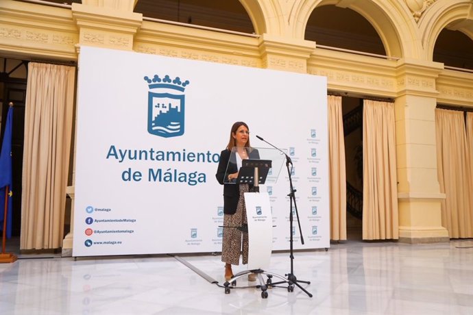 La concejala del Área de Innovación y Digitalización Urbana, Susana Carillo,  en rueda de prensa