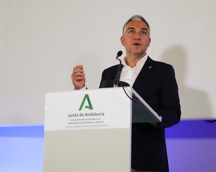 El consejero de la Presidencia, Administración Pública e Interior, Elías Bendodo, en una imagen de archivo