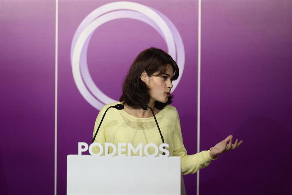 La portavoz de Podemos, Isa Serra