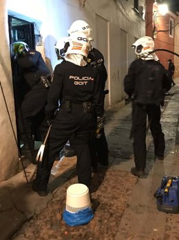 La Policía Nacional interviene en Badajoz