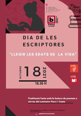 Cartel de la VI edición del Día de las Mujeres Escritoras