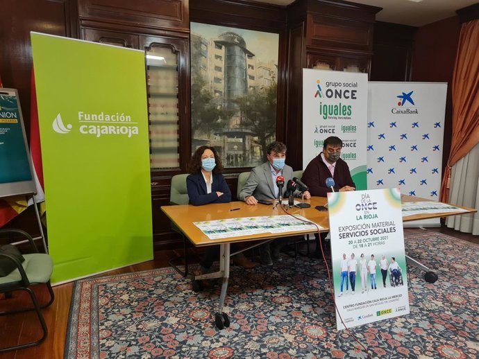 Presentación exposición de la ONCE en La Rioja