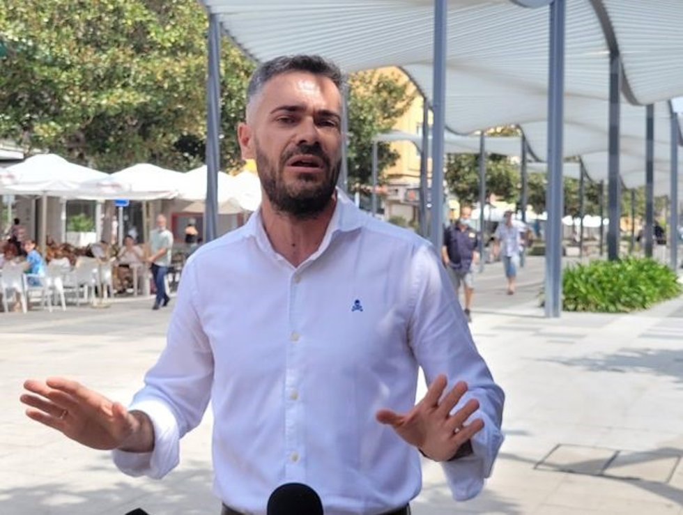 Archivo - El portavoz de la Ejecutiva Federal del PSOE, Felipe Sicilia 