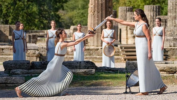 Llama olímpica de Pekín 2022