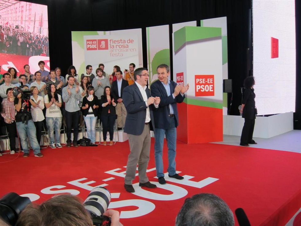 Archivo - José Luis Rodríguez Zapatero, Junto A Patxi López