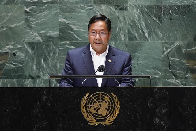 El presidente de Bolivia, Luis Arce.