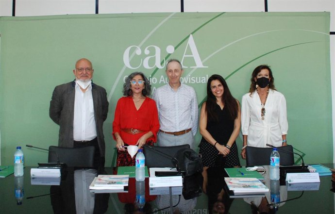 Mesa de debate 'Igualdad y masculinidad en los medios audiovisuales', organizada por el Consejo Audiovisual de Andalucía (CAA) y el Foro de Hombres por la Igualdad