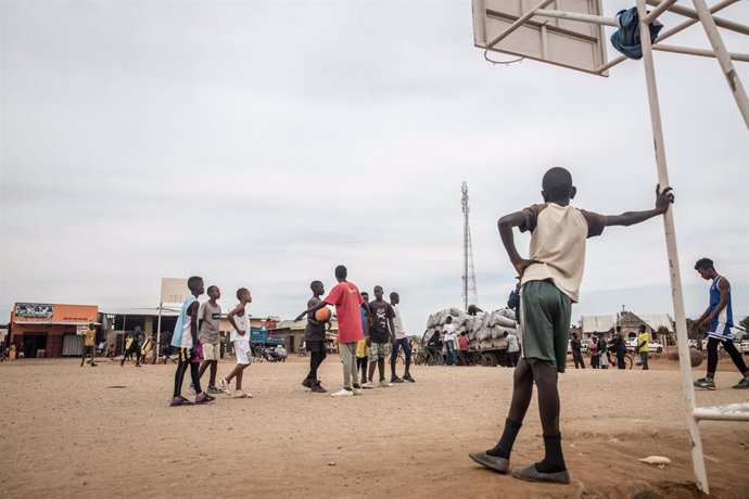 Campamente de refugiados en Uganda (imagen de archivo)