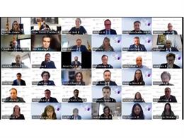 Encuentro del conseller de Empresa y Treball, Roger Torrent, con los directores de las Oficinas Exteriores de Comercio e Inversiones de la Generalitat