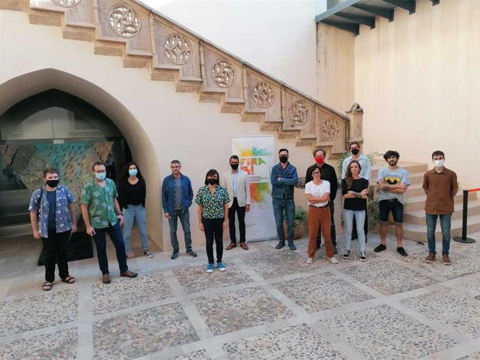 Presentación del programa de la Fira B! con el conseller de Fondos Europeos, Universidad y Cultura, Miquel Company.