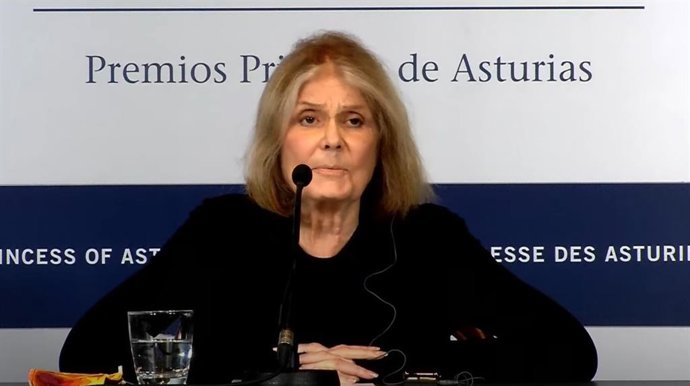 La periodista y activista estadounidense Gloria Steinem, galardonada con el Premio Princesa de Asturias de Comunicación y Humanidades 2021